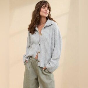 Aerie unREAL Ribbed Cardigan XS